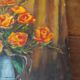 Oil painting on canvas bouquet of flowers