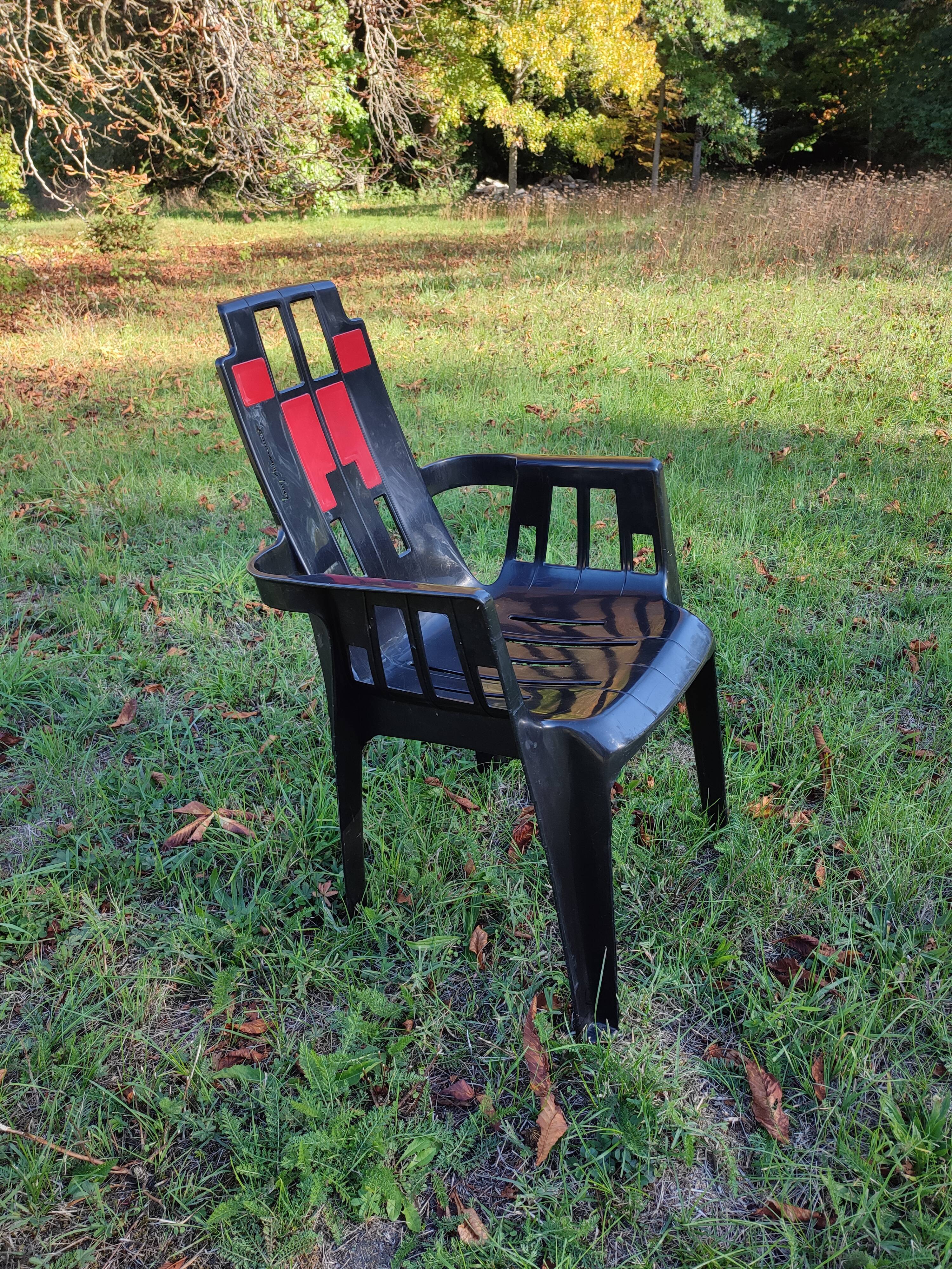 4 armchairs " Boston " by Pierre Paulin for Henri Massonnet edition Stamp