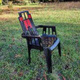 4 armchairs " Boston " by Pierre Paulin for Henri Massonnet edition Stamp