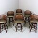 Elinor McGuire bar stools Hans Kaufeld 1960s
