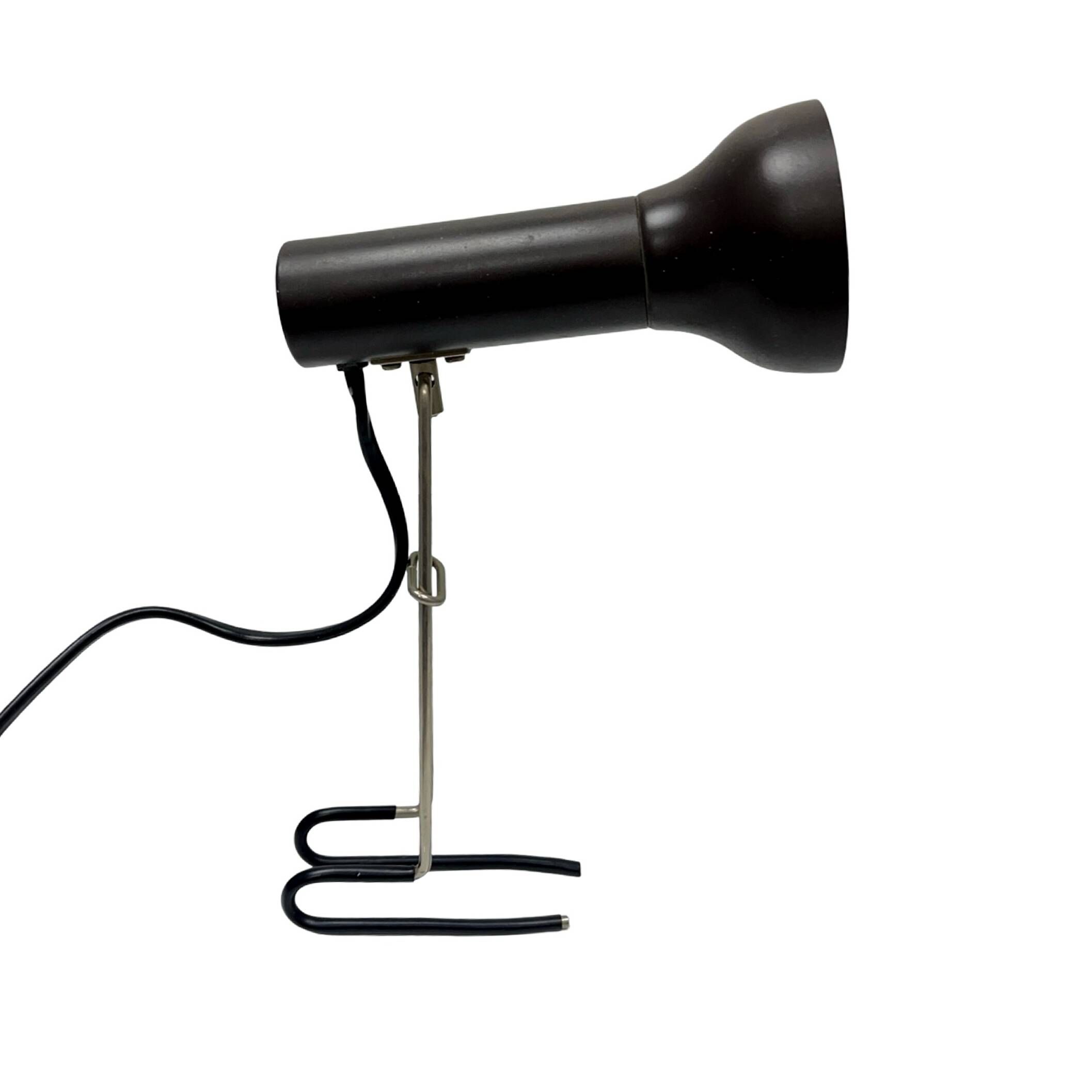 Lamp with clip VEB Narva 3140 1970s space age retro vintage GDR