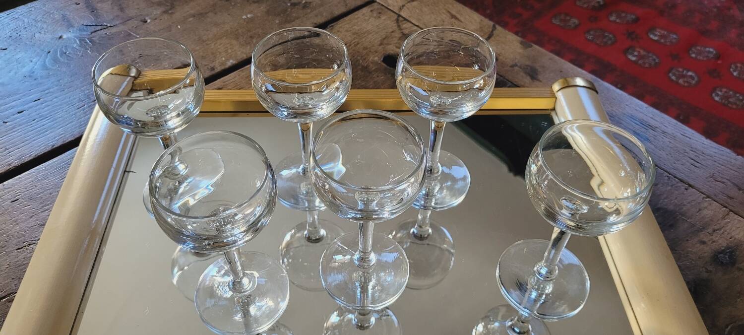 50s bistro balloon glasses