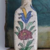 Bouteille Flacon ancien iznik emaillé