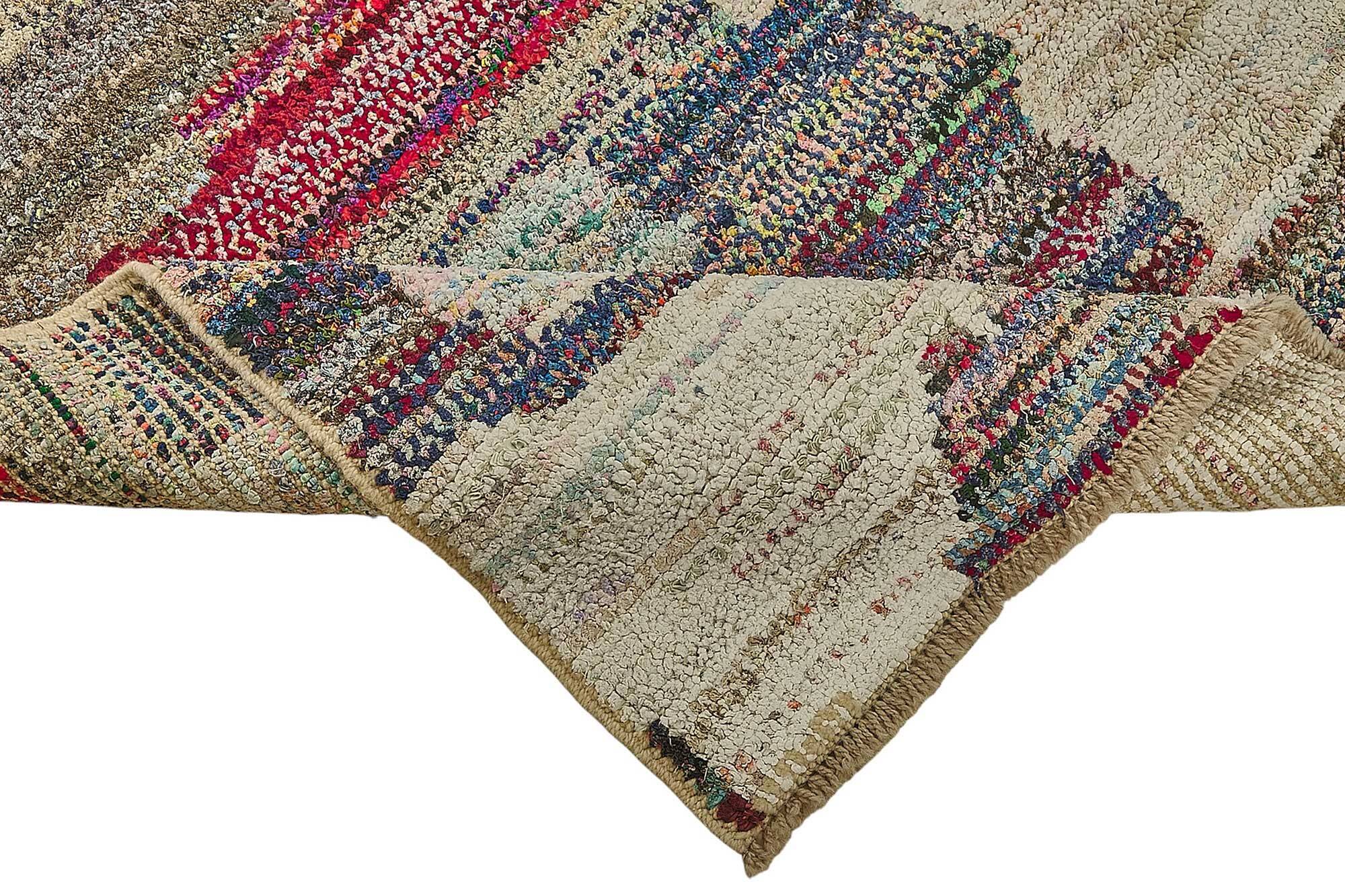 Handwoven Turkish Recycled Boho Rug 200 cm x 301 cm