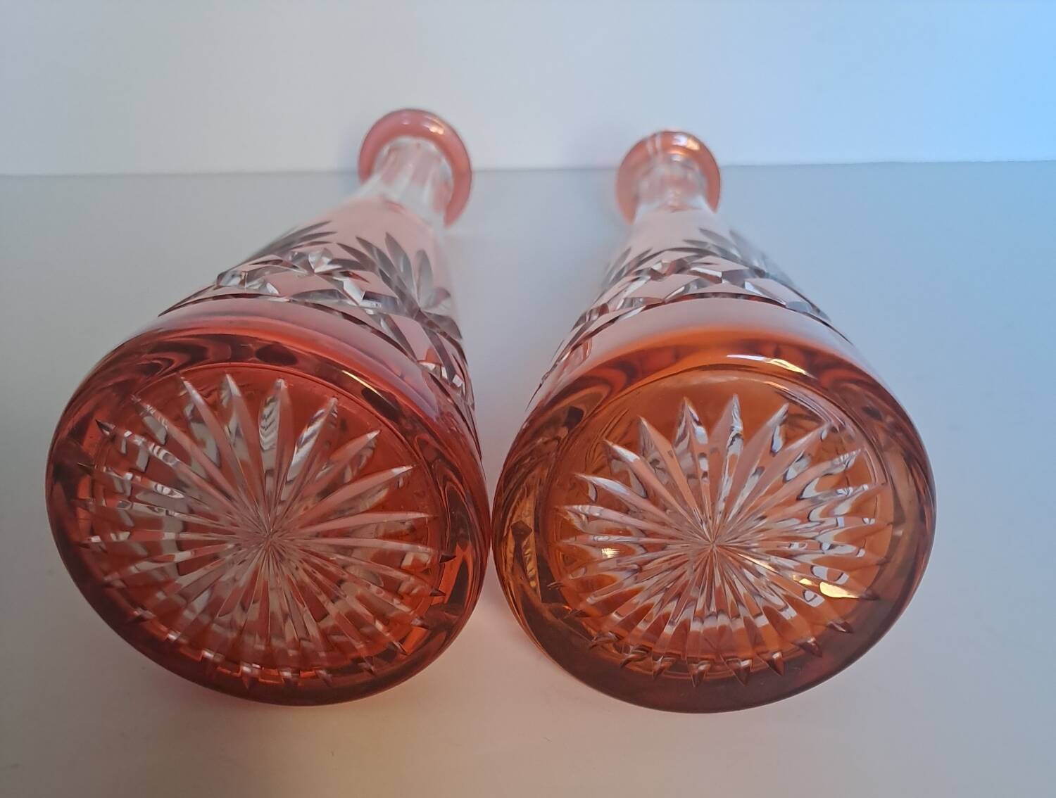 Crystal liqueur service from Saint Louis, Massenet model.