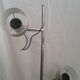 Lampadaire liseuse chrome brosse 60/70