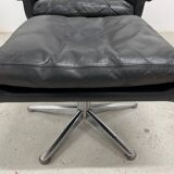 Danish Swivel Armchair Model 802 by Werner Langenfeld for Esa, 1970s