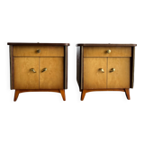 Set of 2 vintage mini cabinets/bedside tables