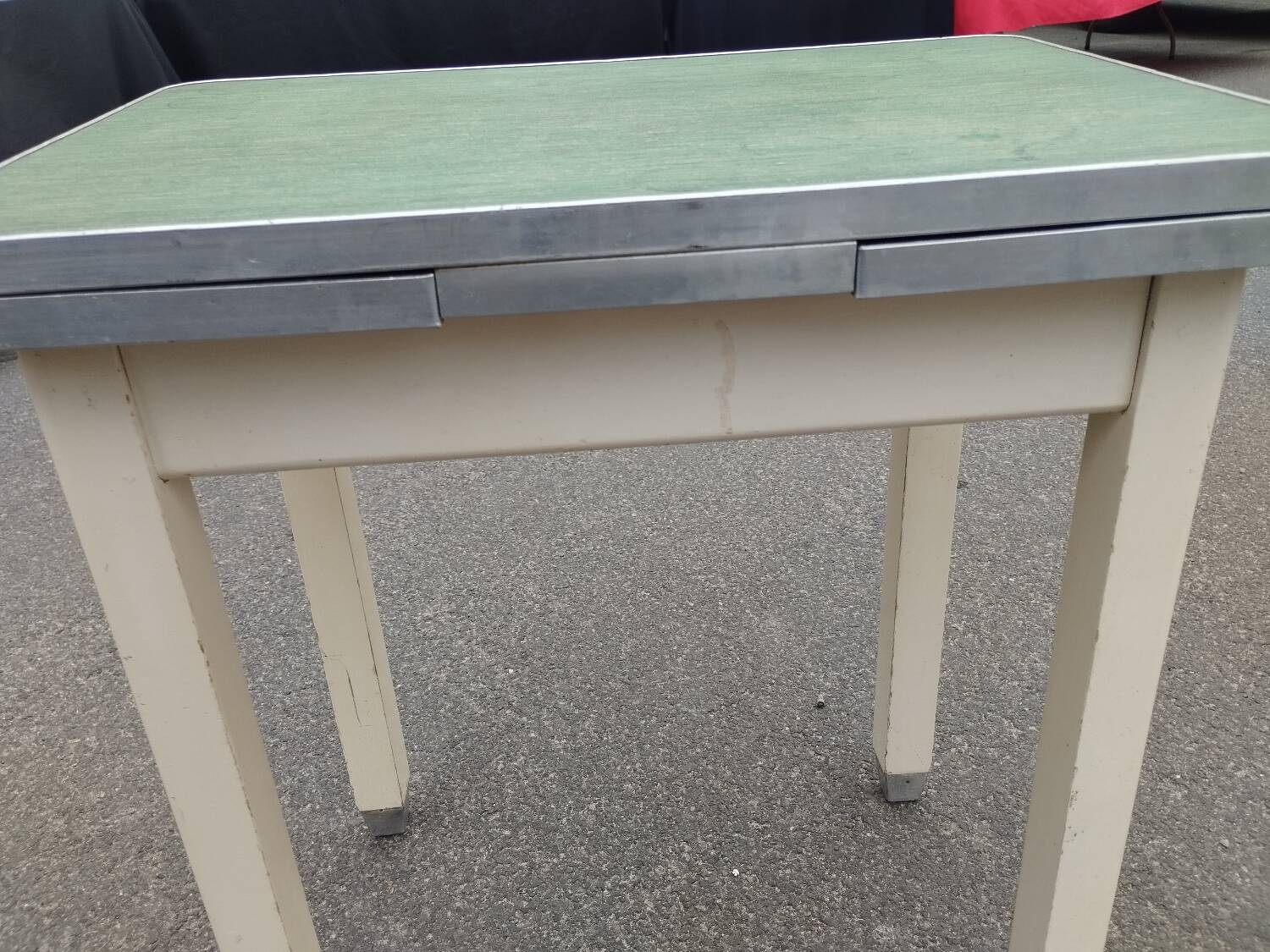 Antique vintage kitchen table