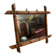 Faux bamboo mirror from the 1960s.