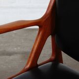 Vintage Teak Stuhl Design Arne Vodder Danish Mid Century