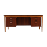 Mid Century Danish Unique Desk in Teak and Oak