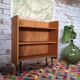 Bibliothèque scandinave chêne clair et métal