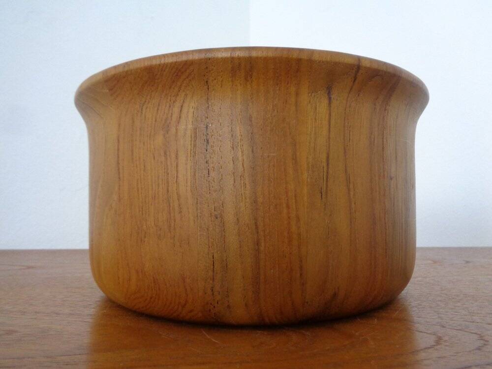 Mid-Century Teak Salad Bowl and Spoons by Richard Nissen for Nissen, 1960s, Set of 3