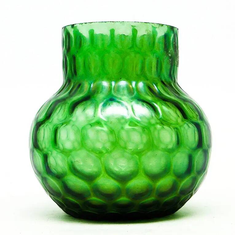 Art Nouveau vase, glass, Loetz, Czechoslovakia, early 20th century