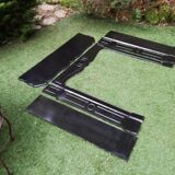 Pompadour fireplace in black marble nineteenth century.