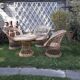 Rattan lounge