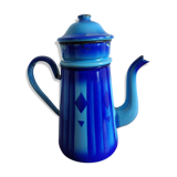 Cafetière émaillée bleue