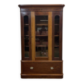 19th-century English mahogany library