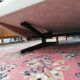 Large vintage convertible sofa bed, 70s, Czechoslovakia