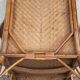 Rocking chair rotin et bois