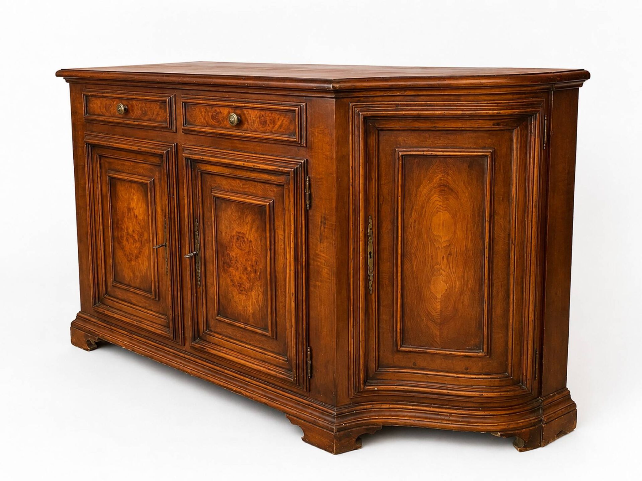 French Provençal Vintage Sideboard with 4 doors