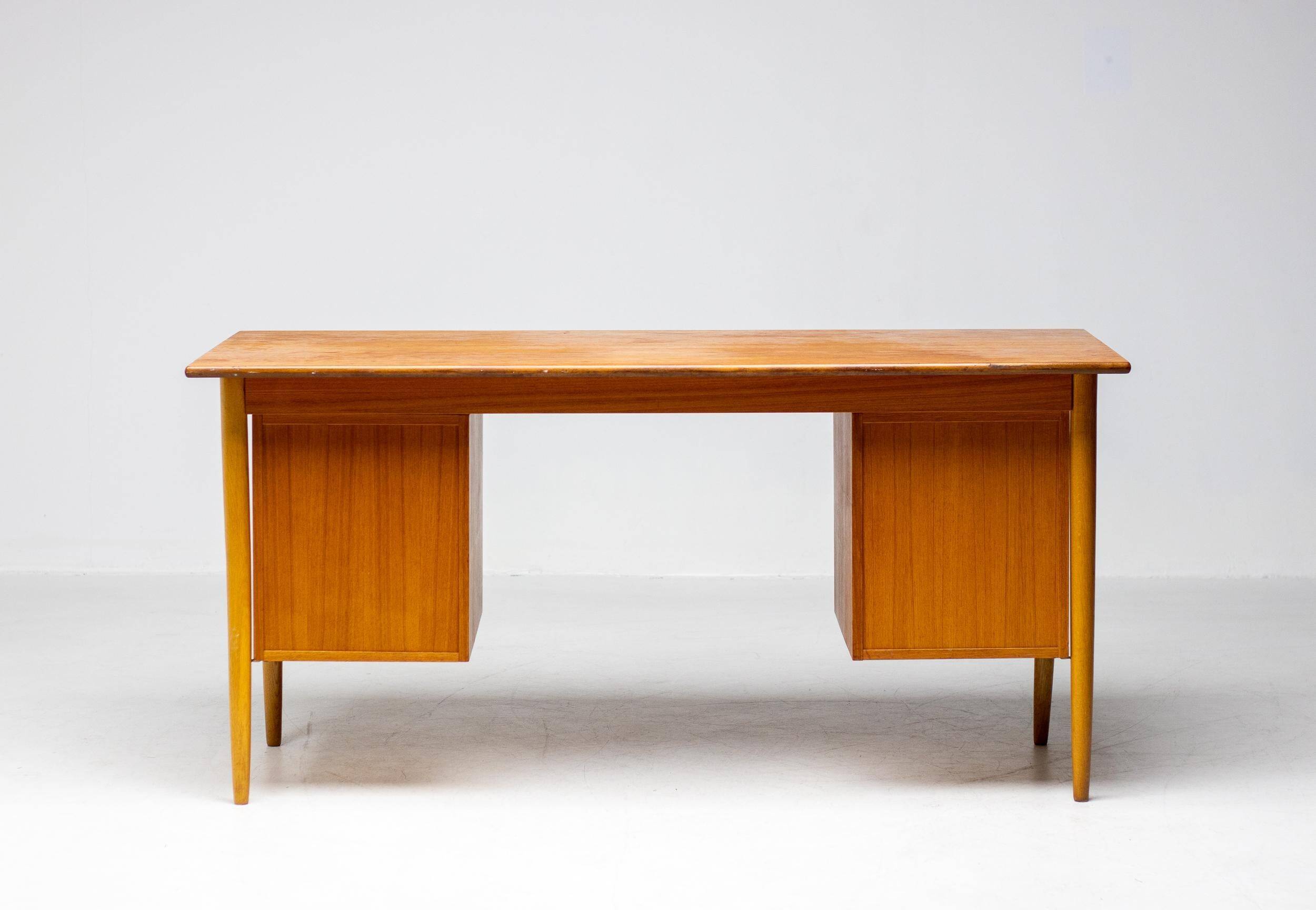H.P. Danish modern bureau in teak