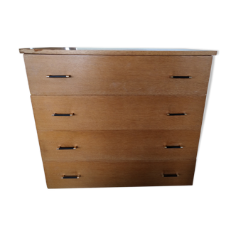 Commode années 60 pieds compas