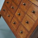 Dutch Oak Apothecary / Filing Cabinet, 1930s