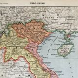 Vintage impression of indo-china history.