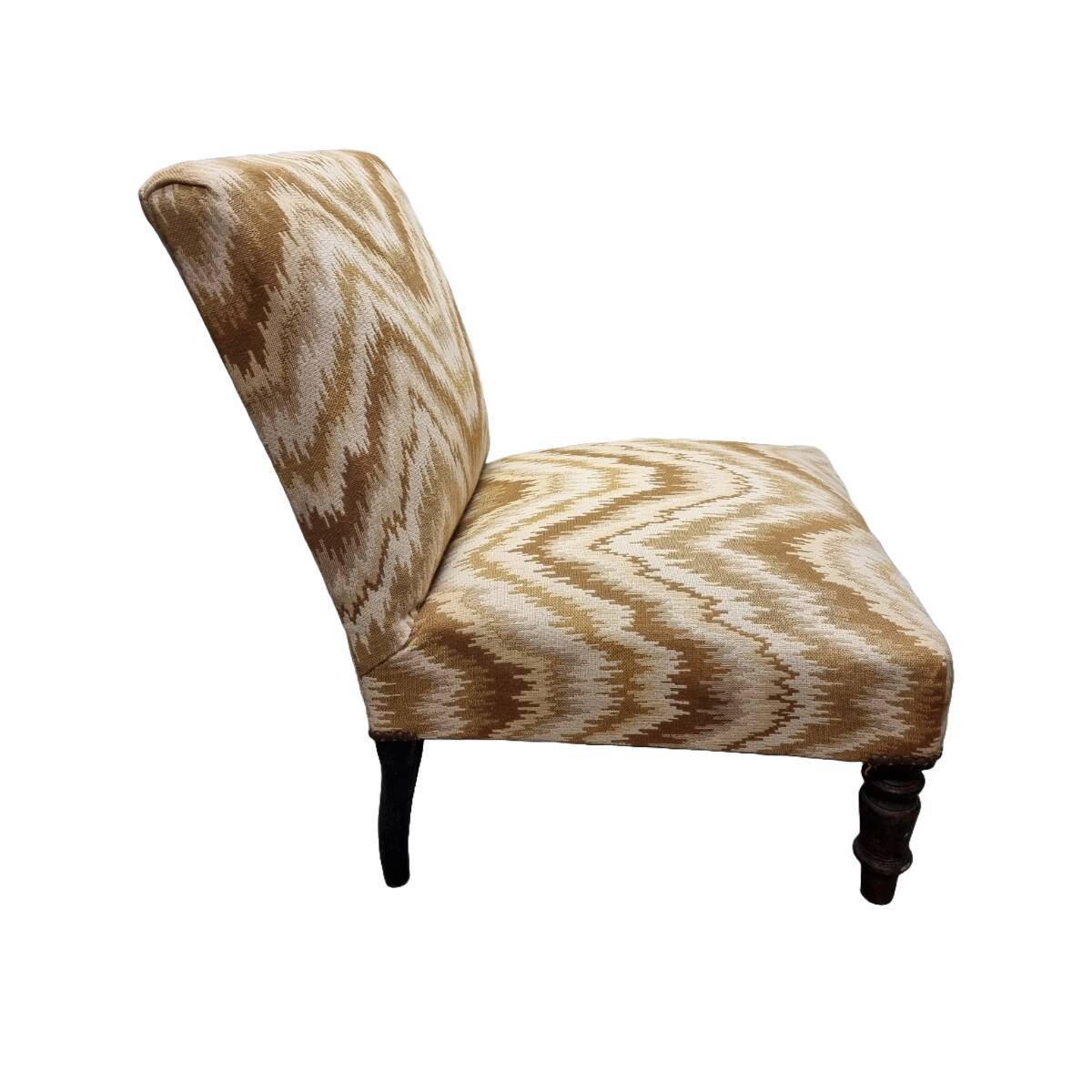 Chaise de tricot vintage française des années 1950