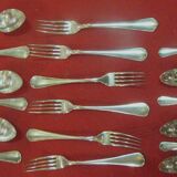 Christofle cutlery Japanese model 6 forks 6 tablespoons 6 teaspoons