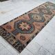 Tapis de couloir turc vintage