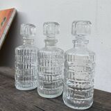 Vintage glass bottles flasks