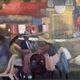 Oil painting signed canvas dimensions: height -32.5 cm - width 42 cm -