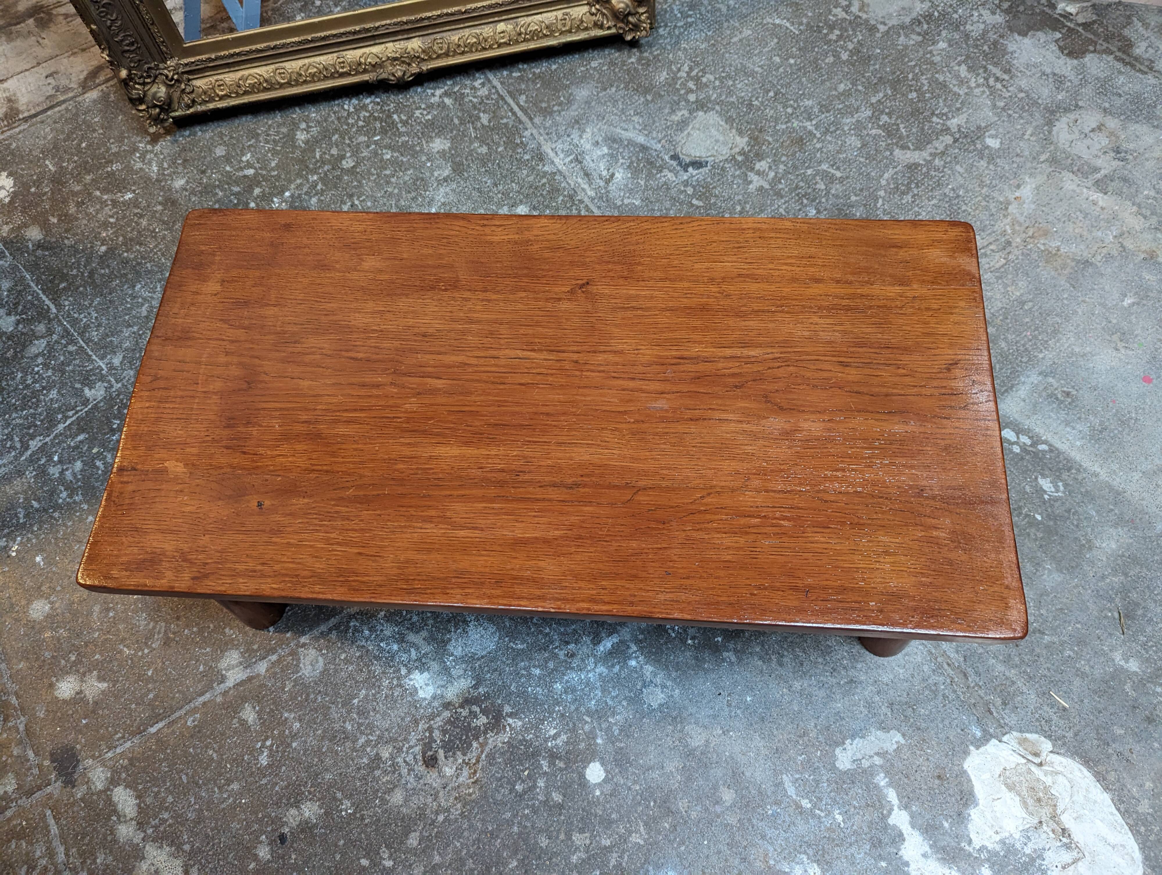 Oak coffee table