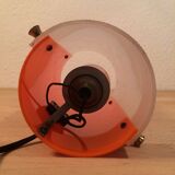 Orange lamp space age 70s cylindrical