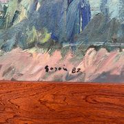 Grand tableau Les Halles de Paris pierre gogois