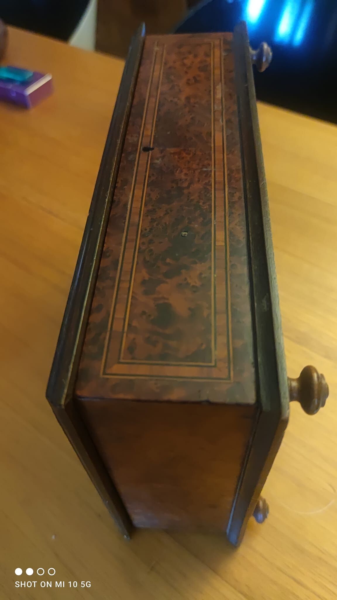 Napoleon III era box in Amaranth