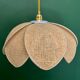 Vintage lotus flower pendant lamp