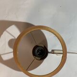 Scandinavian teak and brass small desk or table lamp, 1960s
