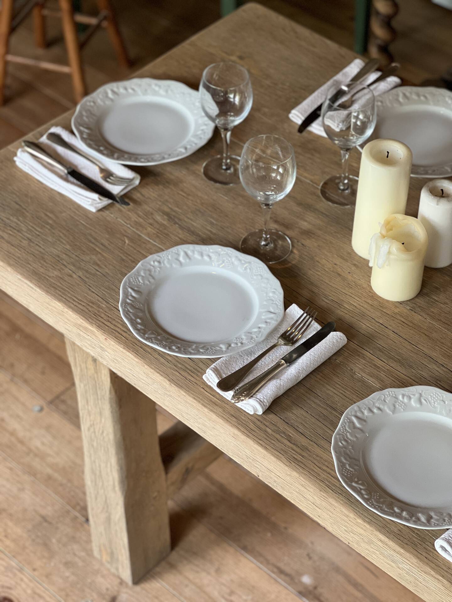 Farmhouse table - solid elm