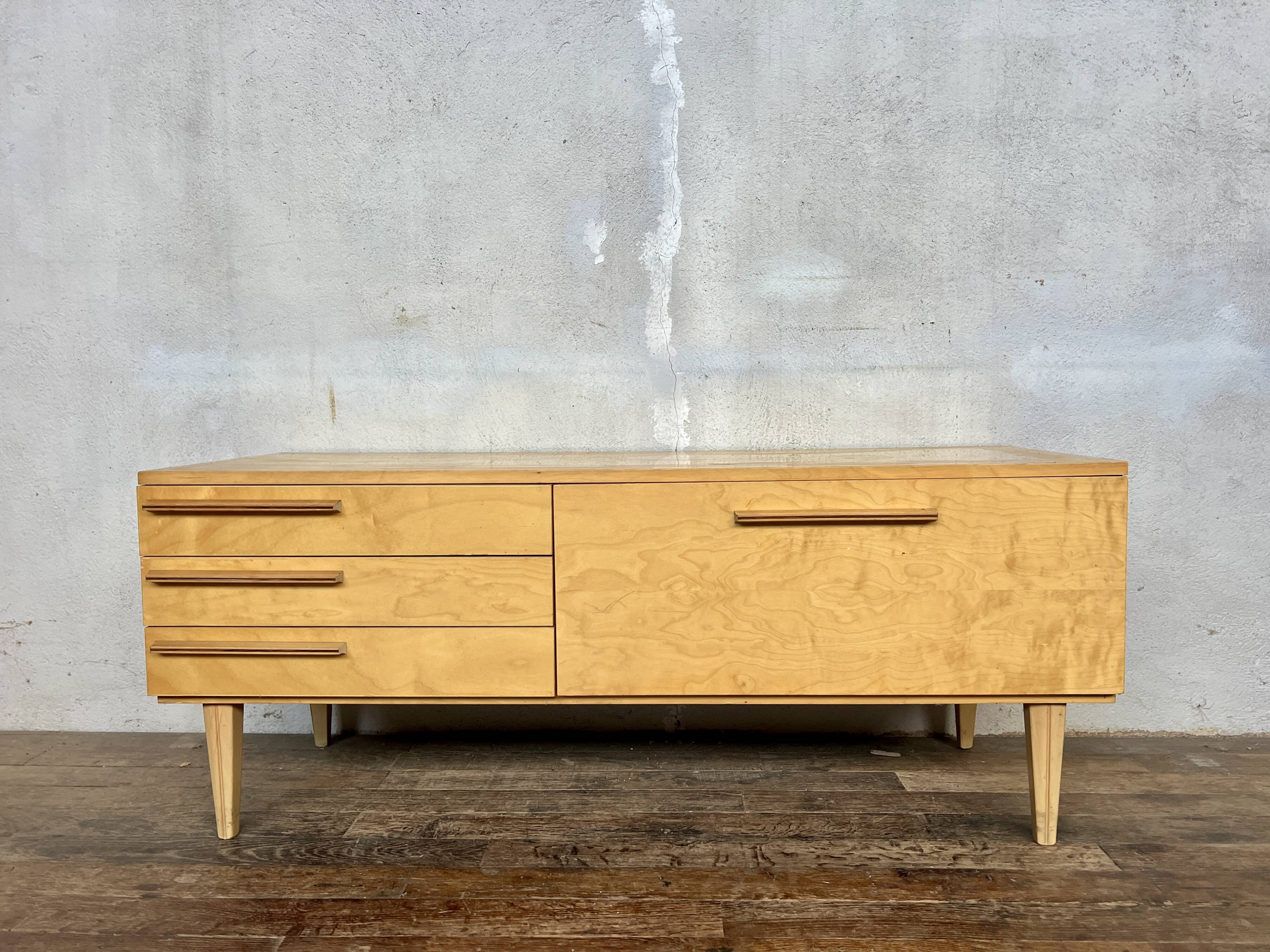 Vintage Scandinavian TV cabinet sideboard