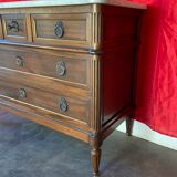 Mahogany chest of drawers Louis XVI 1950