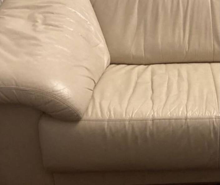 Canapé en cuir 2 places