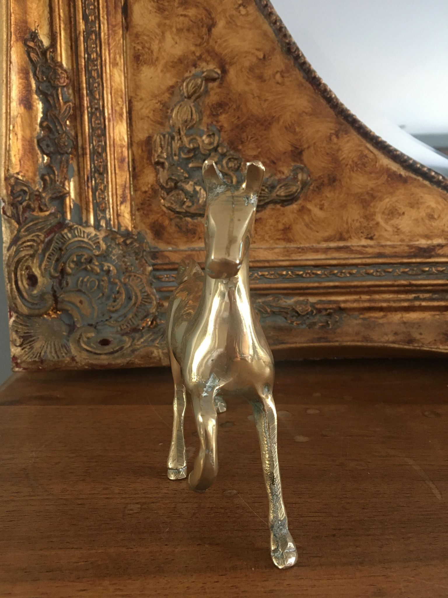 Brass horse