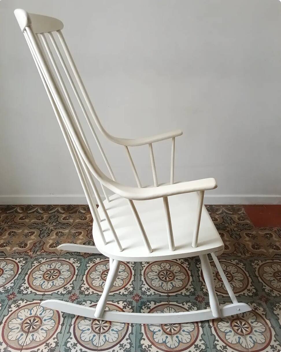 "Grandessa" rocking chair by Lena Larson for Nesto, Sweden 1960s