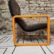 Lot Fauteuil et table Wilkhahn bois courbé 1980 vintage