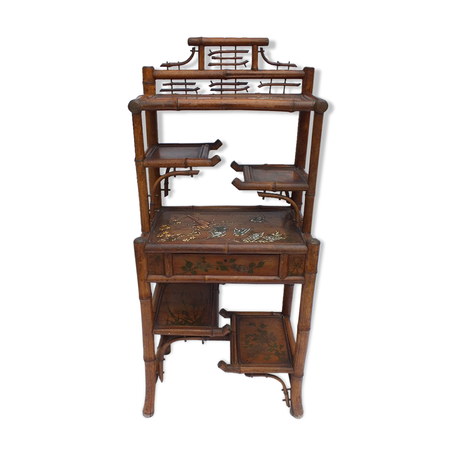 1900 extreme oriental bamboo Cabinet