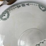 Terre de Fer Digoin dark green standing bowl